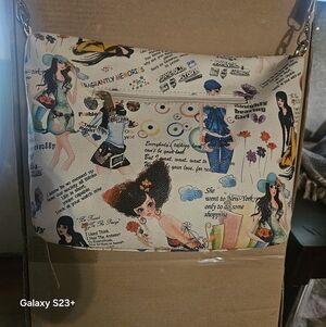 Colorful Graphic Print Shoulder Bag